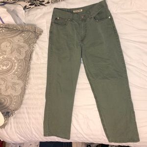 Vintage Ralph Lauren army green boyfriend jeans